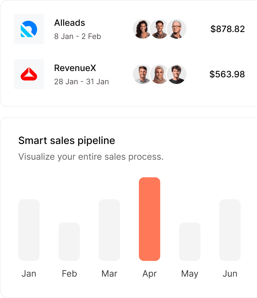 NanoLead CRM Dashboard Preview